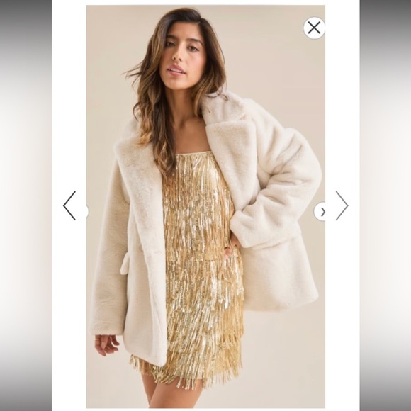 NWOT Altar’d state faux fur coat - Picture 2 of 13